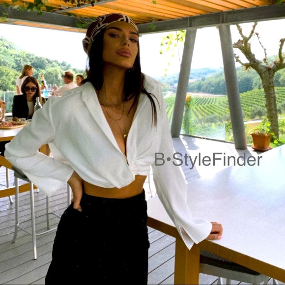 ZARA Blogger’s Fav| Pleated Cropped White Dress Shirt - Picture 11 of 16